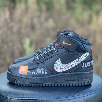 AF1 High JUST Negru