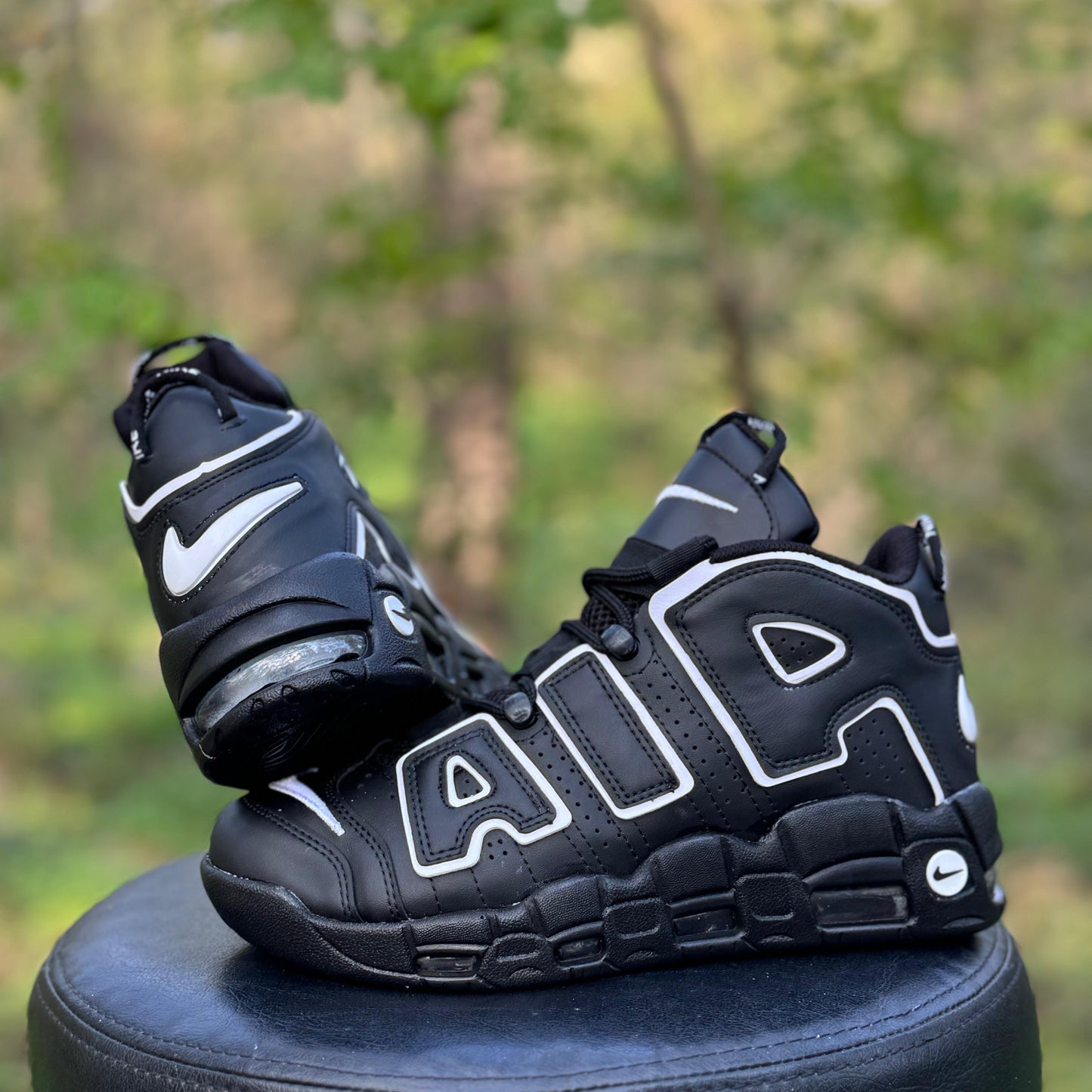 AIR MORE UPTEMPO Negru-Alb C