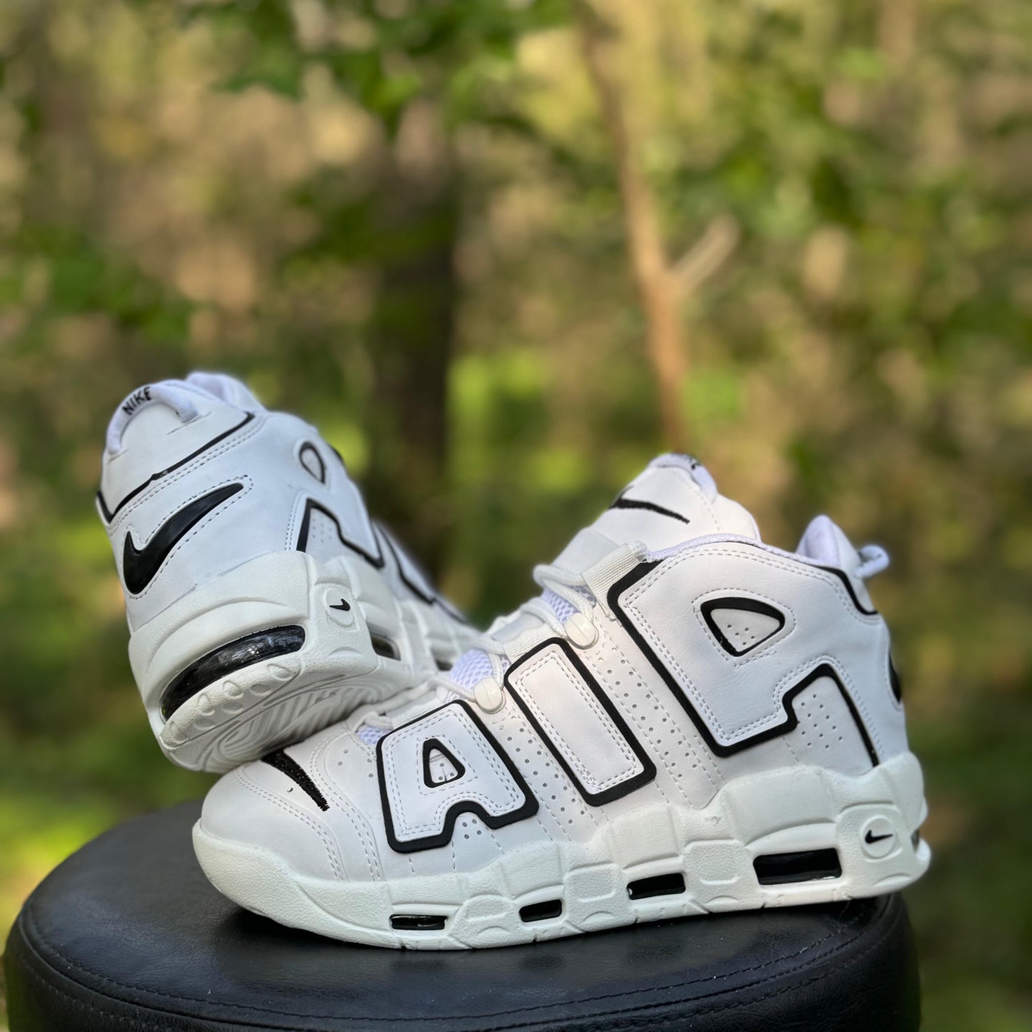 AIR MORE UPTEMPO Alb-Negru C