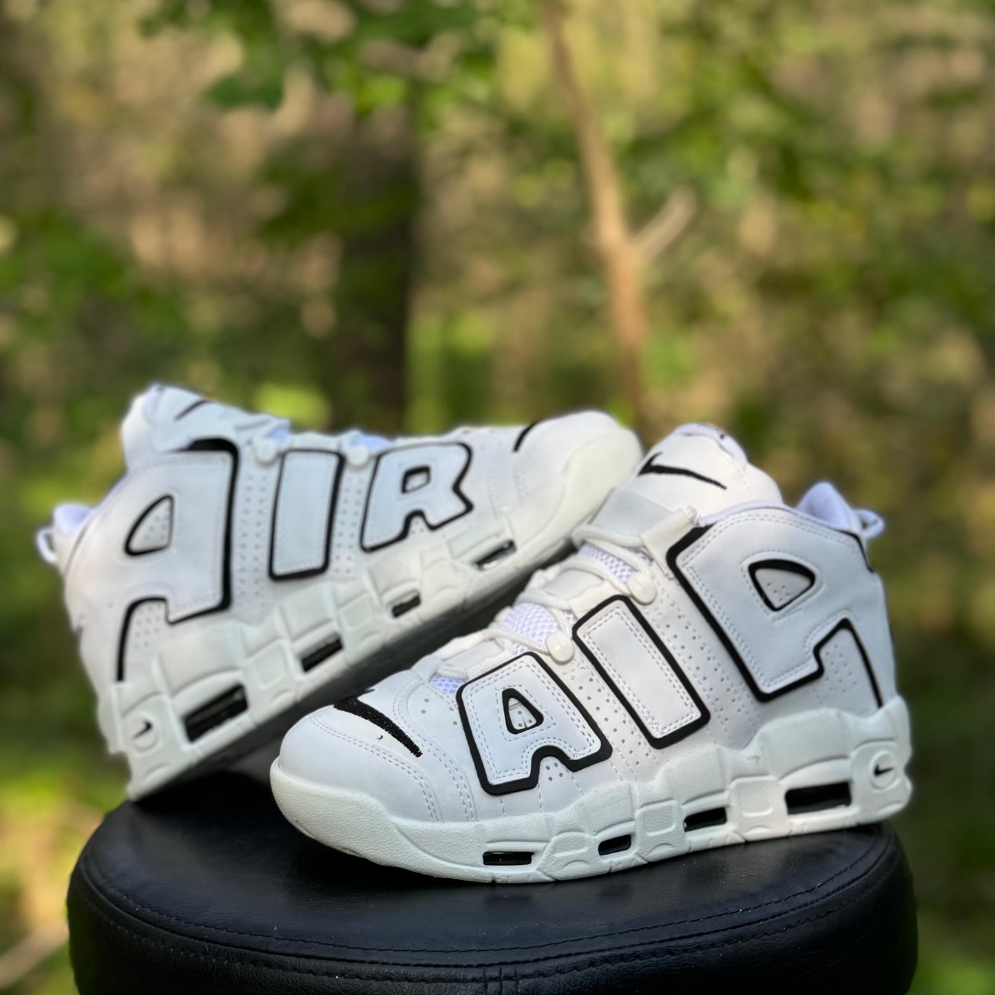 AIR MORE UPTEMPO Alb-Negru C