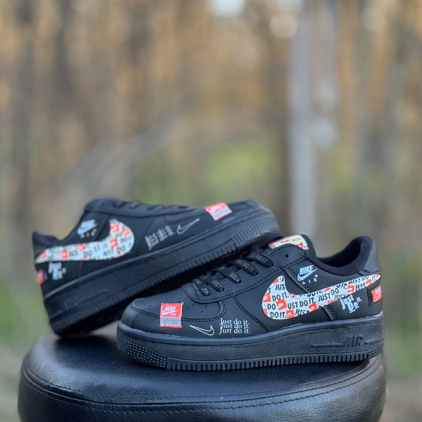 AF1 JUST Low Negru