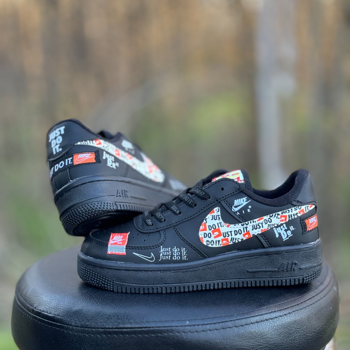 AF1 JUST Low Negru