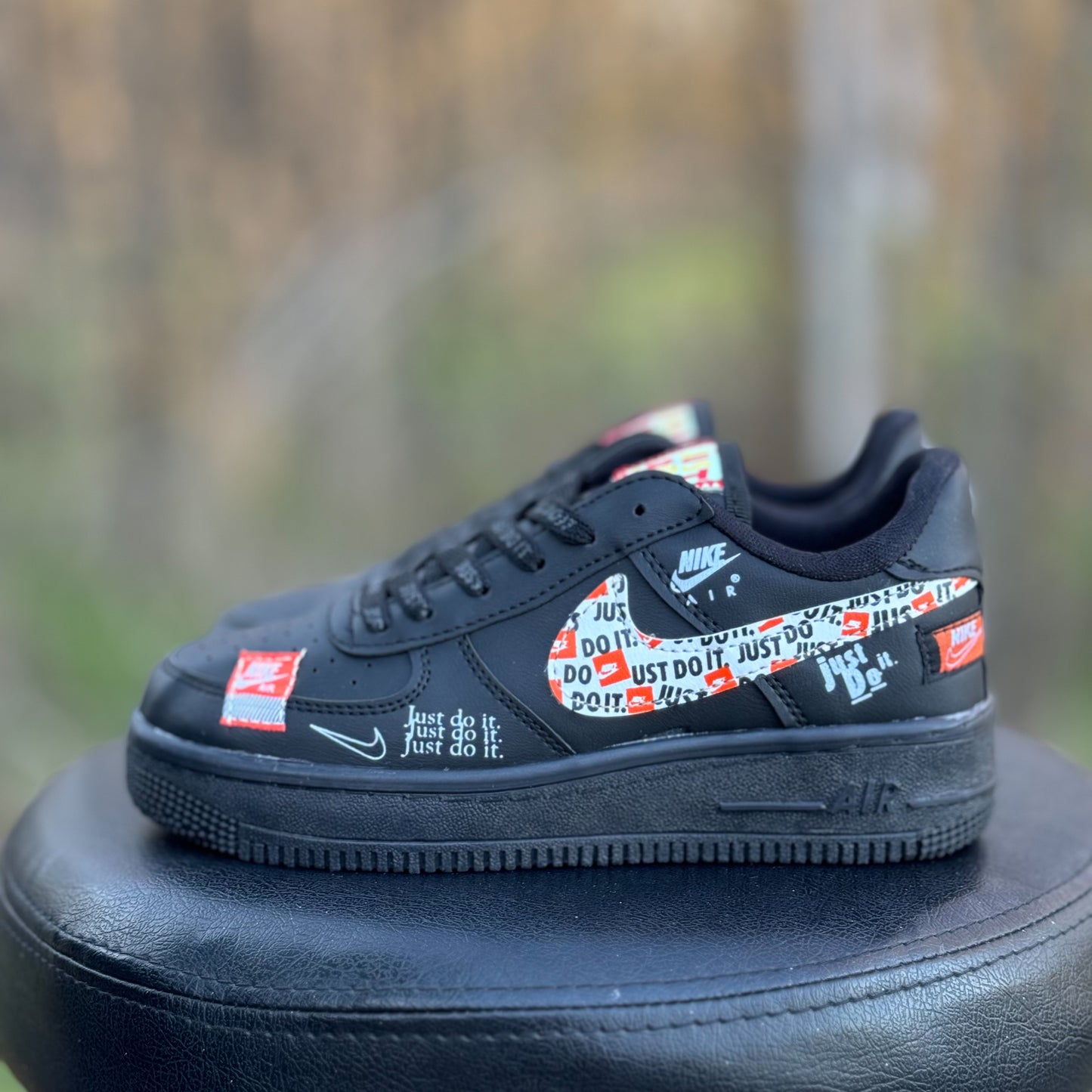 AF1 JUST Low Negru