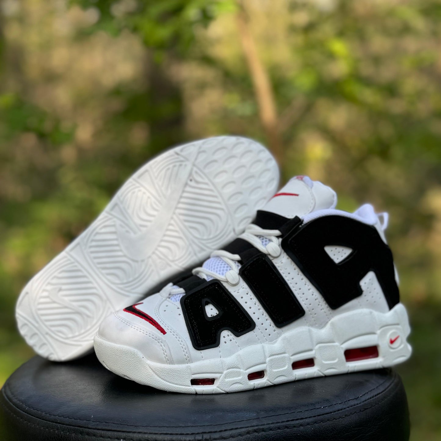 AIR MORE UPTEMPO Alb-Negru R